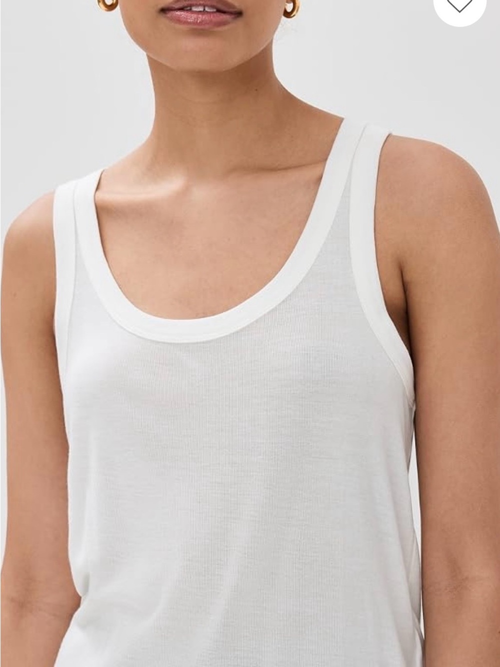 Anine Bing Brine Tank Off-white XS NWT